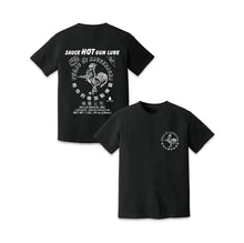 SAUCERACHA TEE- (BLACK)