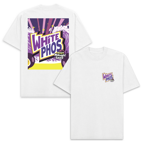 MIDNIGHT BAJA TEE- WHITE