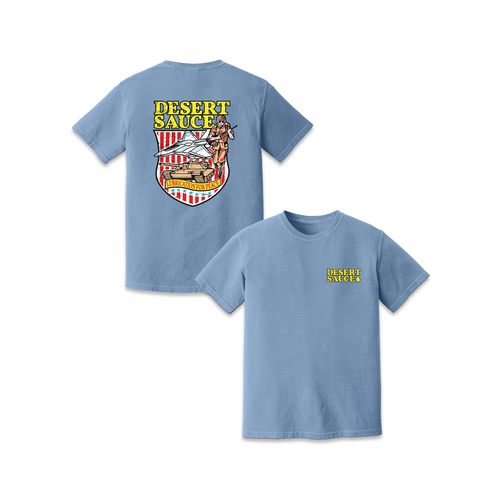 DESERT SAUCE TEE- SKY BLUE